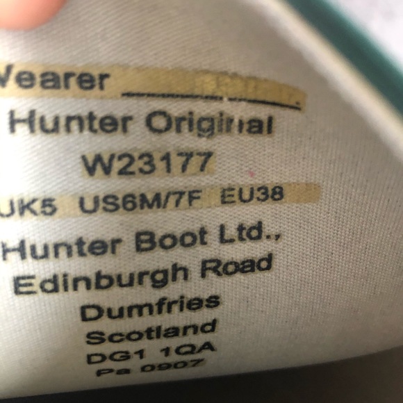 Original Tall Hunter Rain Boots - Picture 7 of 7